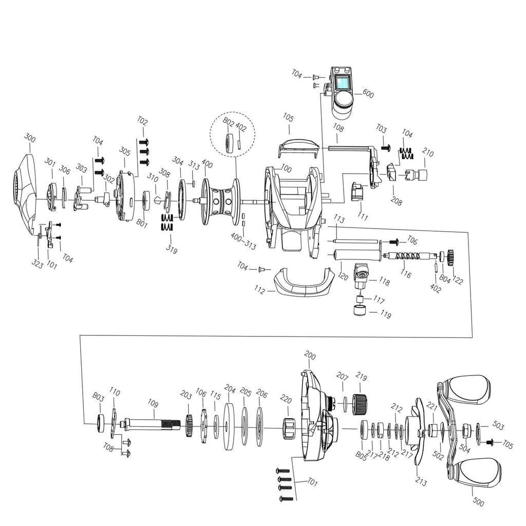 Carretilha Eletrônica UltraFish X7 Pesca Avançada